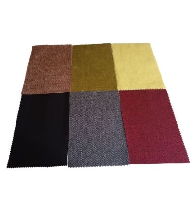 6 fabric samples