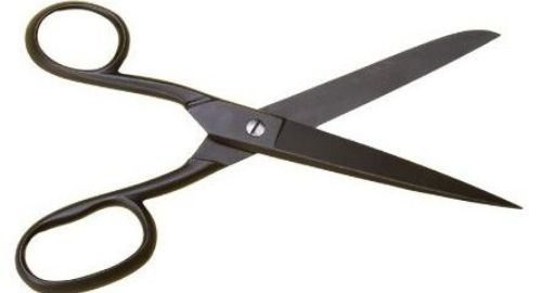 Teflon scissors