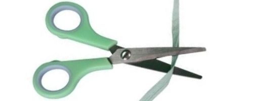 scissors cutting ribbon