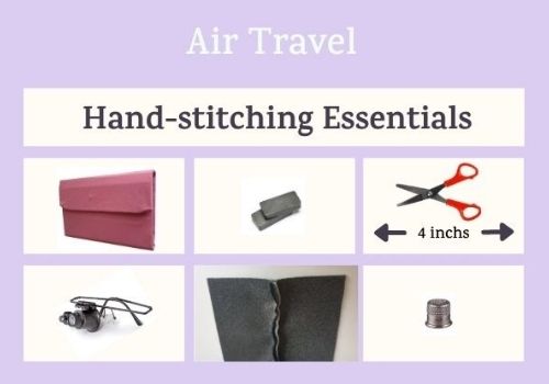 air travel hand-stitching tools grid