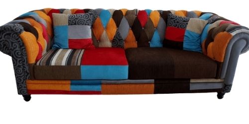 colourful sofa