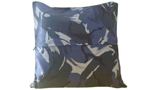 simple blue cushion cover