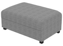 grey upholstered box